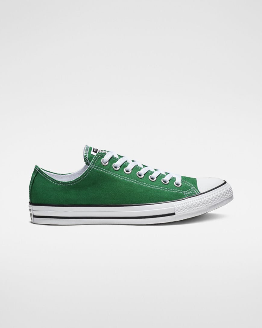 Tenis Converse Chuck Taylor All Star Classicos Cano Baixo Feminino Verdes | PT L00T457